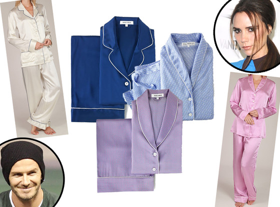 Olivia Von Halle Pajamas, Victoria & David Beckham Olivia Von Halle Pajamas, Victoria & David Beckham